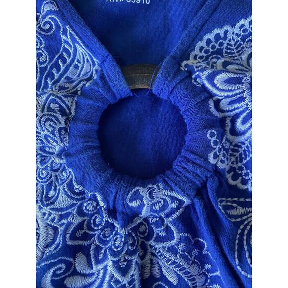 RXB Dress Size PM Sleeveless Summer Dress Embroidered And Appliqué - Picture 5 of 6